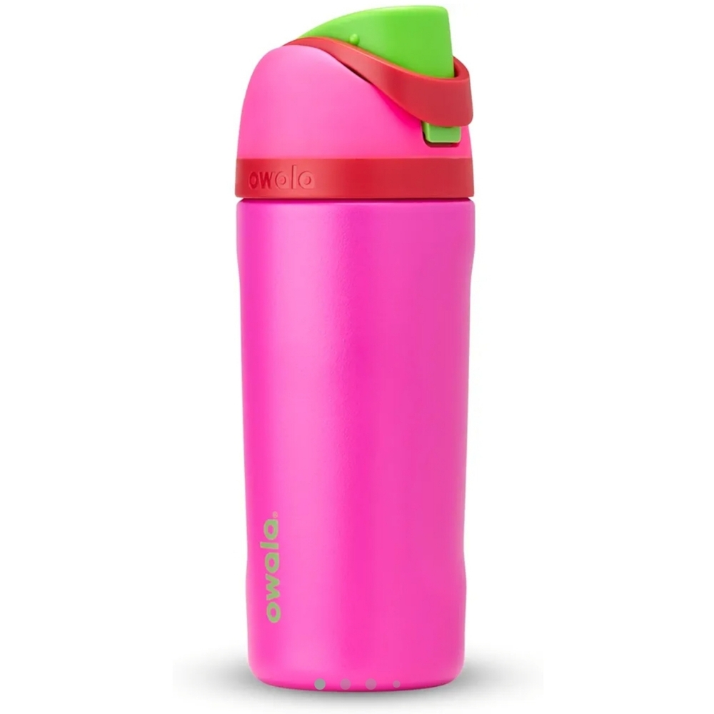 Owala Kids FreeSip Water Bottle with Straw, 16 oz, Color All Berries